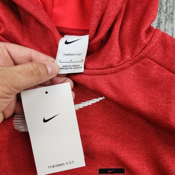 Kids Boys Small Nike Training ThermaFit Hooded Sweatshirt - Picture 3 of 9